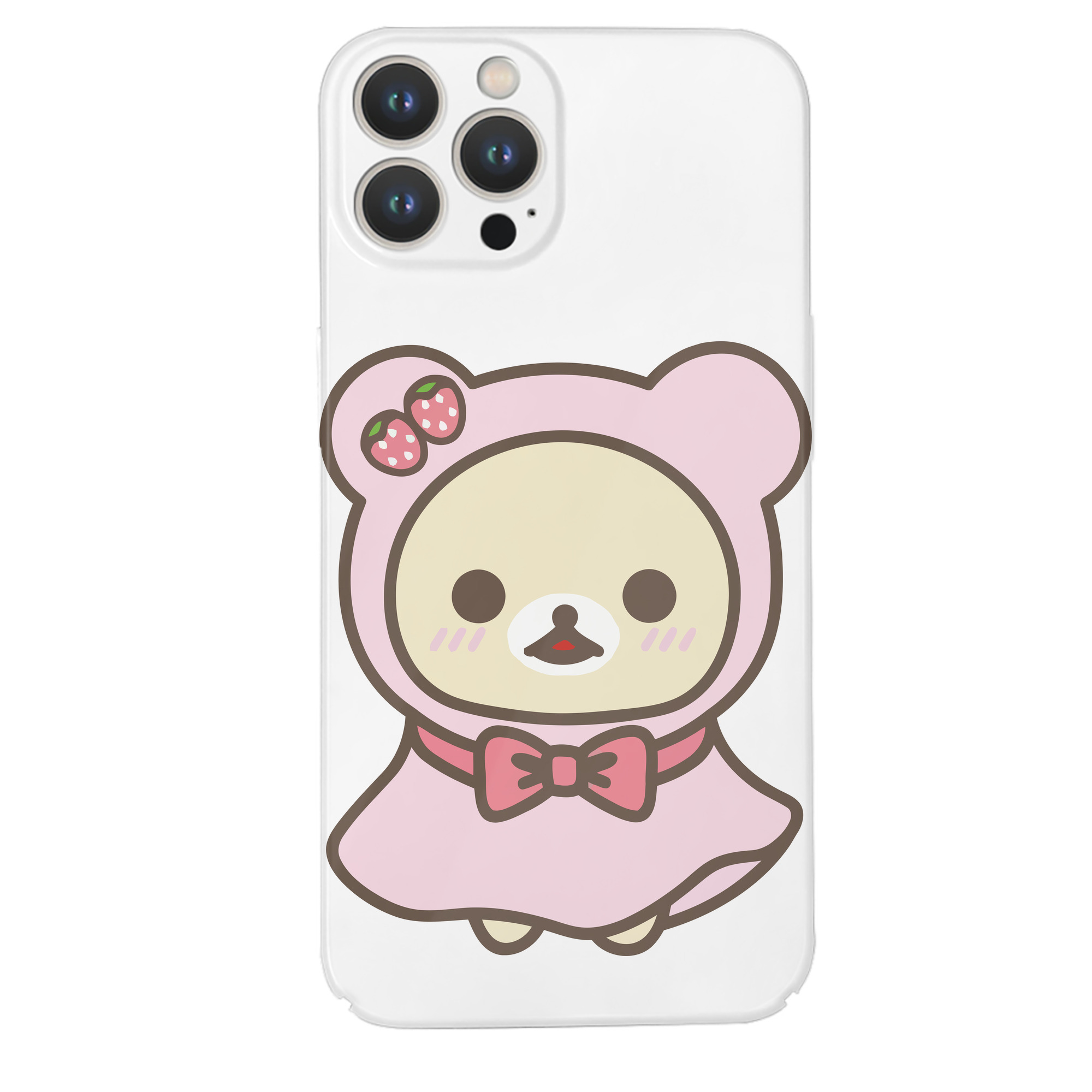 （画像用） リラックマ リラックマ キイロイトリ Rilakkuma Korilakkuma Kiiroitori 【iPhone 14シリーズ対応】ハードケース